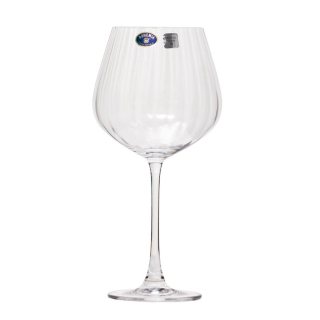 COLUMBA OPTIC - Set 6 pahare sticla cristalina vin/gin 640 ml